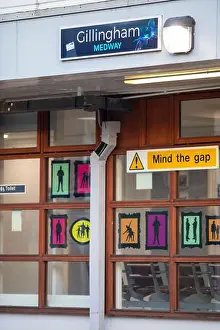 Gillingham railway station is on the Chatham Main Line in England