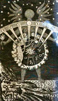 Graphic Art Prints: Giovanni Battista della Porta - image is an engraving from a 1680 edition of Magia Naturalis (Natural Magic)