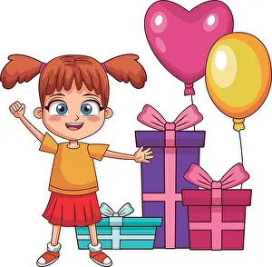 Gifts Prints: Girl birthday party