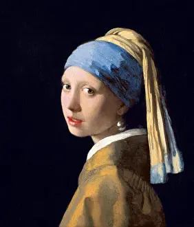 Johannes Prints: Girl with a Pearl Earring by Vermeer