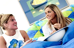 Pajama Prints: Girls at slumber party