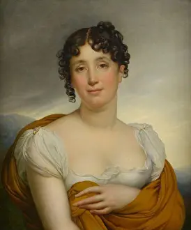 Girodet-Trioson - Madame Merlin au châle jaune (Marie-Françoise-Claudine Tricard)