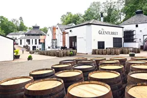 Yard Prints: The Glenturret Distillery, The Hosh, Crieff, Perth and Kinross, Scotland, United Kingdom