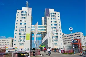 Shopfront Prints: Globen shopping centre, with twin towers