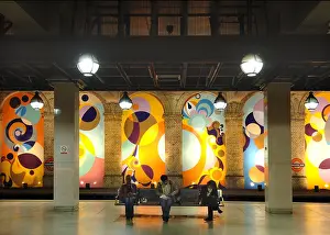 Wait Prints: Gloucester Road Tube Station on the District and Piccadilly lines of the underground network