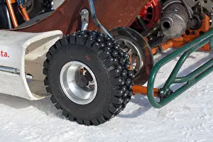 Spikes Prints: go-kart studded winter tyre, Finland