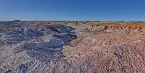 Hiking Trails Prints: Goblin Garden west of Hamilili Point in Petrified Forest National Park