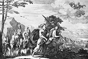 Awake Prints: God Calls or Appears to Abraham (Abram)