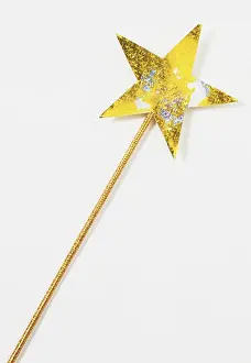 Magician Prints: Gold star wand