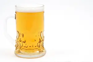 Addiction Prints: golden beer close up for beverage concept