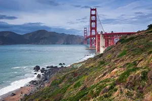 Golden Gate Bridge. Image of Golden Gate Bridge in San Francisco, California at sunset