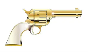 Deadly Prints: A Golden Revolver
