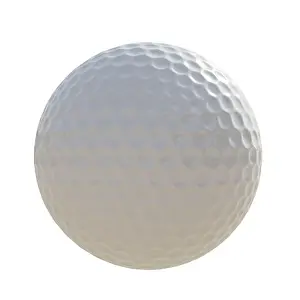 Golf Ball Prints: Golf ball isolated on a white background