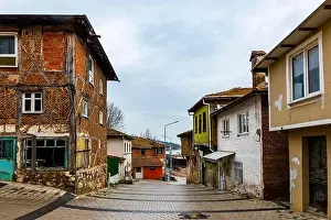Bursa Prints: GOLYAZI, BURSA, TURKEY. Golyazi is a town founded on a peninsula on Lake Uluabat