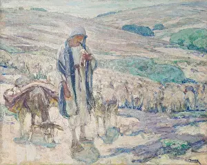 Paintings Prints: The Good Shepherd	painting by Henry Ossawa Tanner (Crystal Bridges 2019.5)