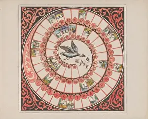 Goose board, 1800 - 1899 print