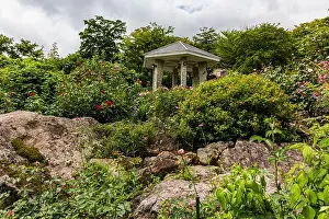 Calming Prints: Gora Park Rose Garden - Gora Park is a Western-style landscape park located on the steep slope above Gora Station