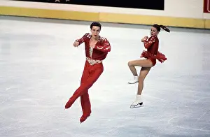Caucasians Prints: Gordeeva & Grinkov (URS) competing at the 1987 World Championships