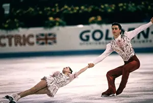 Caucasians Prints: Gordeeva & Grinkov (URS) competing at the 1989 World Championships