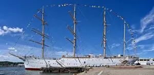 Gothenburg “Göteborg ship “Barken Viking” panorama Sweden, Europe