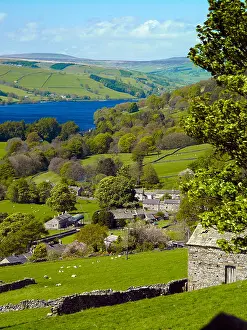 Expansive Prints: Gouthwaite Reservoir and Wath from Silver Hill, Nidderdale, North Yorkshire