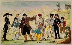 Historia De Espana Prints: GRABADO DEL TRAPENSE Y SU FACCION - 1822. Location: PALACIO REAL-BIBLIOTECA, MADRID, SPAIN
