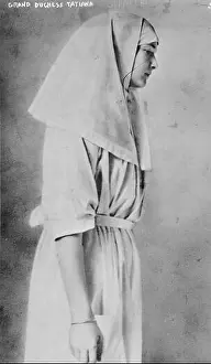 Glass Negatives Prints: Grand Duchess Tatiana, Photograph shows Grand Duchess Tatiana Nikolaevna of Russia (1897- 1918)