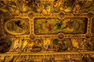 Lamps Prints: Grand Foyer, Extravagant interior of the Palais Garnier