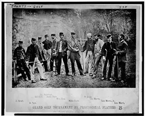 Grand golf tournament by professional players--On Leith links 17th May 1867 Abstract/medium: 1 photographic print