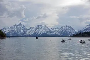 Trout Prints: In Grand Teton National Park, northwestern Wyoming USA