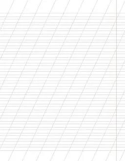 Graph paper. Printable lined grid paper with color horisontal, diagonal lines. Geometric pattern for school, oblique notebook. Realistic lined paper