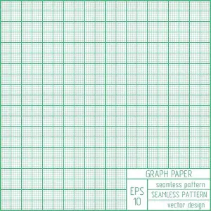 Graphic Element Prints: Graph paper seamless pattern. Real scale illustration