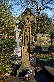 The grave of Emily Pankhurst lies within Brompton Road Cemetery, West London