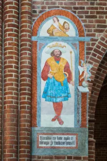 Interior View Prints: Grave of King Harald Bluetooth