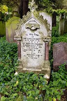 Verdant Prints: Gravestones in Brompton Cemetery