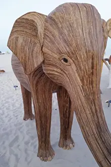 Calves Prints: The Great Elephant Migration is a captivating public art installation that graced Miami Beach in fall