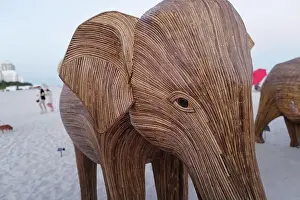 Calves Prints: The Great Elephant Migration is a captivating public art installation that graced Miami Beach in fall