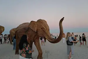 Calves Prints: The Great Elephant Migration is a captivating public art installation that graced Miami Beach in fall
