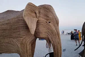 Beachfront Prints: The Great Elephant Migration is a captivating public art installation that graced Miami Beach in fall