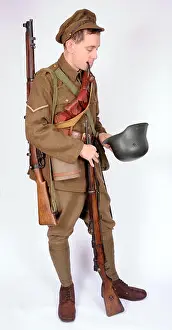 Tunic Prints: A Great War uniform as worn by British soldiers fighting in the trenches 1914-1918