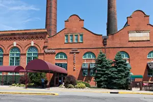 Power Plant Prints: The Greater Cleveland Aquarium in the historic Powerhouse building located in the Flats district of Cleveland