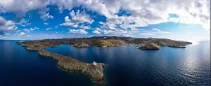 Agios Nikolaos Prints: Greece, Kea Tzia island. Drone
