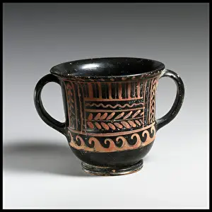 Workmanship Prints: A Greek kantharos with high handles and deep bowl