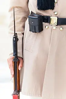 Guarding Prints: Greek soldier, an Evzone, on sentry duty