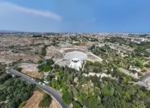 The Greek theatre of Syracuse lies on the south slopes of the Temenite hill