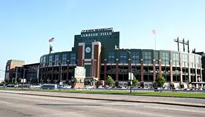 American Football Prints: Green Bay, Wisconsin, Lambeau Field home of the NFL Green Bay Packers