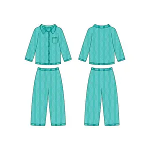 Preview Prints: Green Jumpsuit Front and Back Template