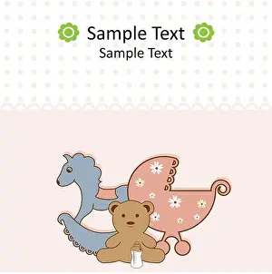 Diaper Prints: Greeting card