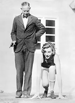 Physical Training Prints: Greta Garbo, 1928