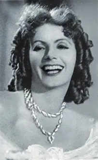 Camille Prints: Greta Garbo from a 1930s Ross Verlag card
